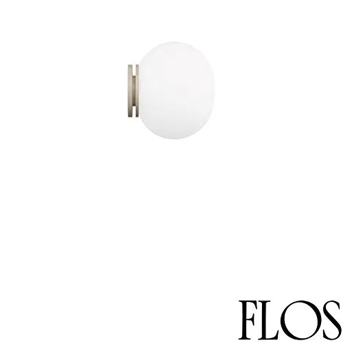Flos Mini Glo-Ball C/W Lampada da parete applique bianco vetro F4194009 Jasper Morrison 2002