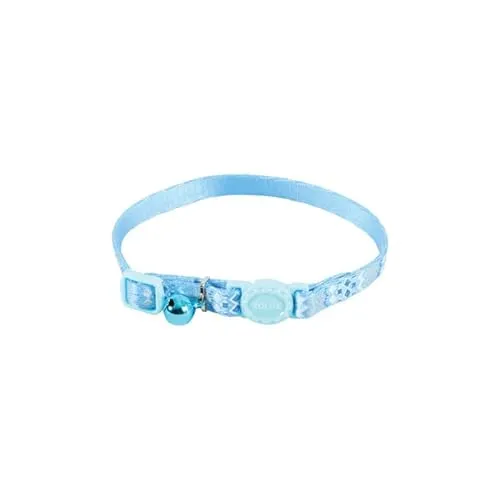 Zolux 520025BLE - Collare per gatto in nylon, regolabile, colore: Blu