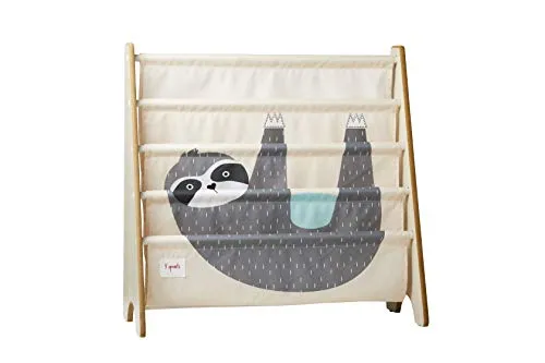 3 Sprouts compatible - Book Rack - Gray Sloth