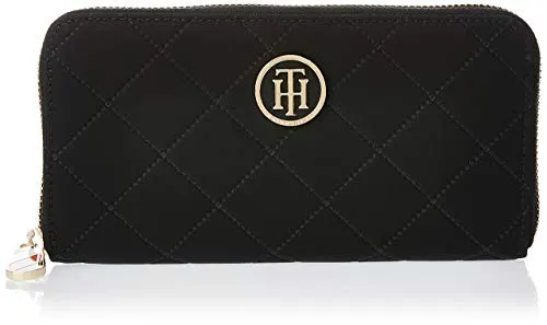 Tommy Hilfiger Poppy Lrg Za, Borse Donna, Nero (Black), 1x1x1 centimeters (W x H x L)