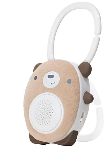 SoundBub, Macchina di Suoni Bianchi e Altoparlante Bluetooth | Riproduttore di Ninna Nanna Portatile e Ricaricabile per Neonati di WavHello - Benji l'Orso