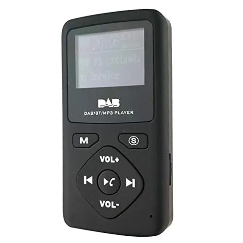 Dayertiy Ricevitore Radio Dab-P7 Pocket Bluetooth Radio Receiver Pocket Radio Display LCD Dab Digitale Portatile Radio Player MP3