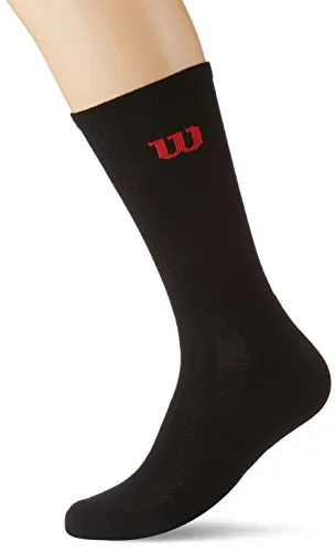 Wilson Men Crew Socks Calze Uomo Socks Nero 39–46