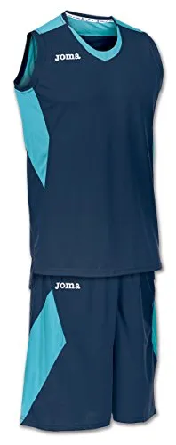 Joma Set Space, Completo da Basket per Uomo, Blu, XL