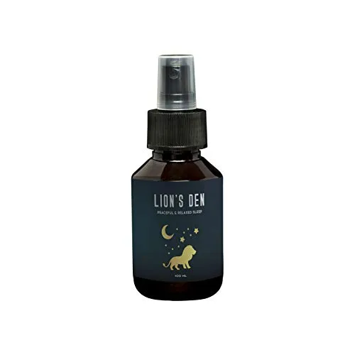 Spray naturale per dormire bene tutta la notte LION’S DEN | 100ml | Rimedi per l’ insonnia | Alternativa al sonnifero o gocce per dormire