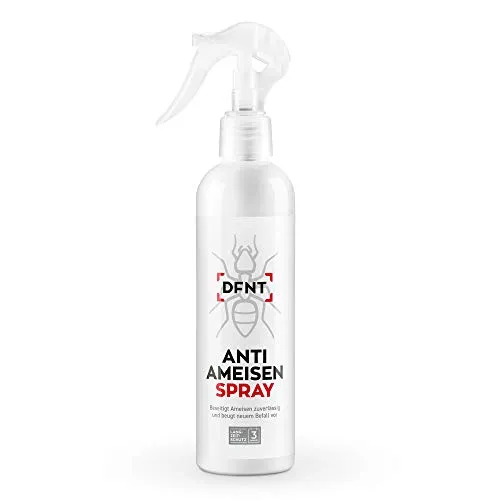 Spray formiche DFNT 250 ml l Spray anti-formiche di lunga durata l Insetticida formiche l Alternativa a veleno formiche e trappola formiche interno