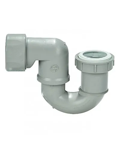 GEBERIT 150.081.00.1 - Sifone per vasca da bagno per collegamento a colonne vasca 11/2"-11/4"x40 mm