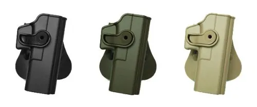 Fondina per pistola a mano a scomparsa in polimero per Glock 20/21/37/40 Desert tan IMI RSR Defence Gun / pistola fondina