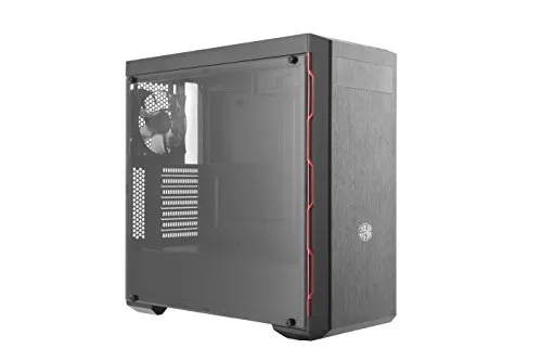 Cooler Master MasterBox MB600L with ODD, Red Trim Case per PC 'ATX, microATX, mini-ITX, USB 3.0, con Finestra Laterale' MCB-B600L-KA5N-S00