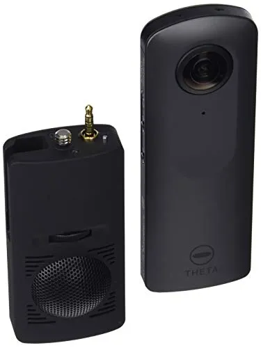 Ricoh THETA V Camera Sfera 360° 14MP (Bluetooth, Android, 4K) + Microfono, Grigio Metallizzato