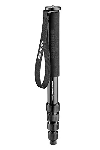 Manfrotto MMELEA5BK Element Monopiede in Alluminio, Nero