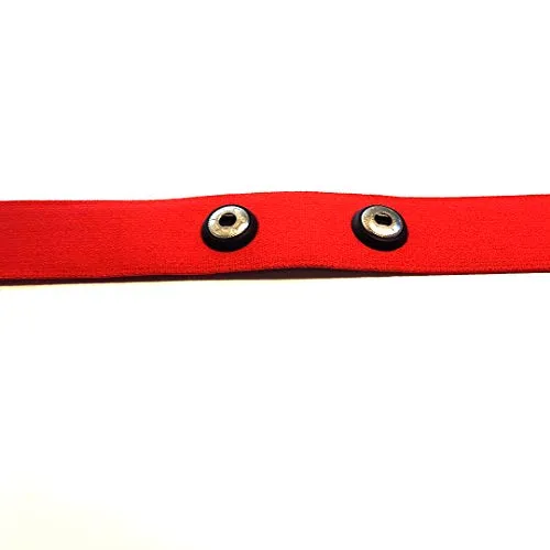 Qualità Soft Strap toracica Taglia M – XXL in rosso – Red per Polar modelli adatto H1, H2, H3, H6, H7, H10 in taglia M – XXL