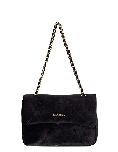 Mia Bag - Tracolla - 380716 - Nero - Colore: Nero,Size: U