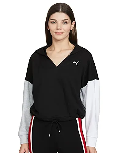 PUMA Modern Sports Hoodie Felpa, Nero, XS Donna