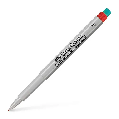 Faber-Castell Marker Multi Mark F, non permanente rot