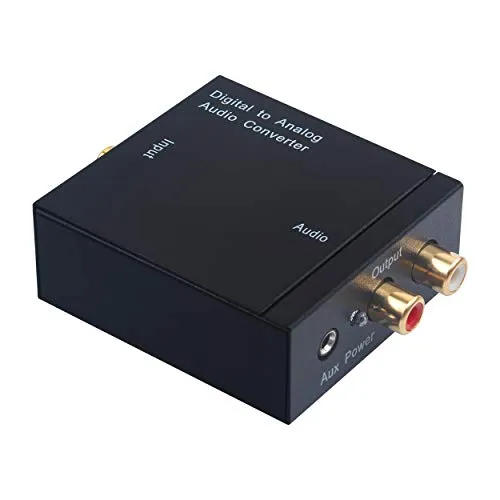 Convertitore da Digitale Ad Analogico Convertitore da HDMI a AV 1080P Convertitore Adattatore da AV a Video Ad Alta Definizione da HDMI a RCA per HDTV - Nero