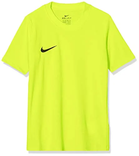 Nike Park Vi Jersey Youth Ss, Maglietta a Maniche Corte Bambino, Verde (Volt/Black), XS