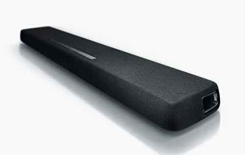 Yamaha Electronics YAS-107 Soundbar in nero - Altoparlanti TV con controllo Smart App e audio surround 3D - Bluetooth compatibile per streaming musicale wireless