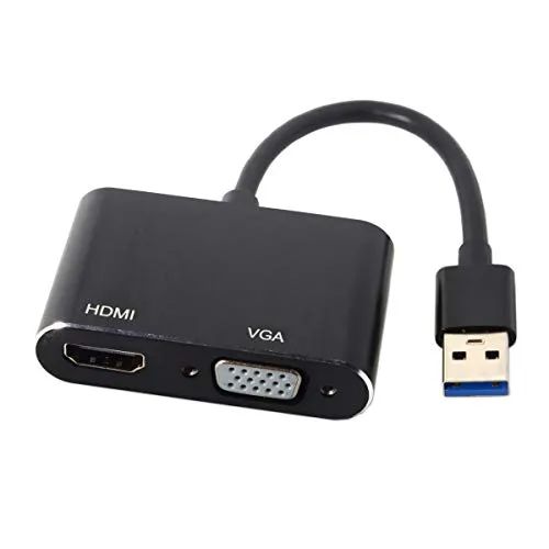 Cavo adattatore da USB 3.0 e 2.0 a HDMI, VGA, HDTV, scheda grafica esterna per Windows, portatili e MacBook
