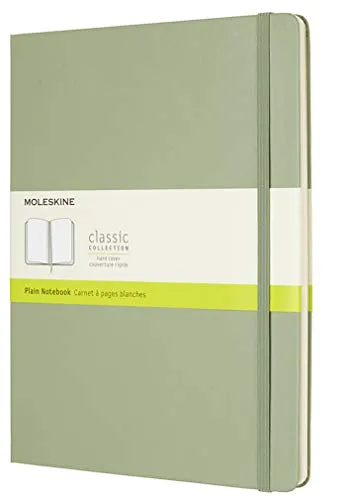 Moleskine Taccuino, Hard Cover Pagine bianche XLarge Weidengrün