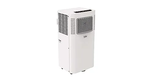 Beko - BP209H - Climatizzatore Portatile, 9000 Btu, Raffrescamento e Riscaldamento, Funzione Deumidificazione - Bianco, 33 x 28 x 68,5h cm