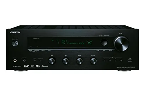 Onkyo Tx-8150 (L) Ricevitore Stereo Di Rete (135 Watt Per Canale, Wifi, Bluetooth, Spotify/Deezer/Tunein, Dab +, 384/32 Convertitore Da, Airplay, Phono)