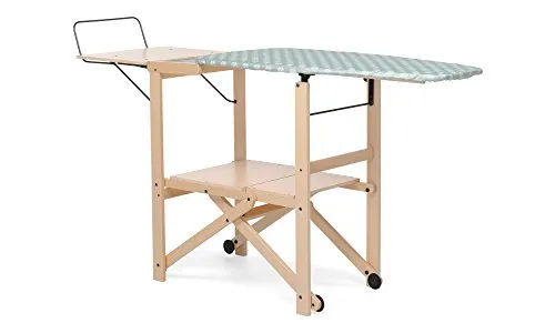 Foppapedretti Asso Postazione Da Stiro, Beige (Naturale), 1 Ripiano Grande, ‎30 x 50 x 106 cm 16.8 Kg