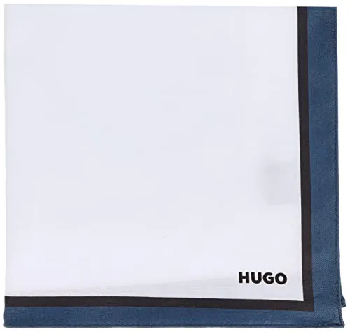 HUGO Dimensioni: 33 x 33 cm Pocket Square, Open Blue468, Taglia Unica Uomo