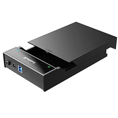 Inateck Docking station USB 3.0 Con Dust Cover per Dischi Rigidi SATA I / II / III SSD e HDD da 2,5 e 3,5 Pollici | Comprende Cavo USB con Alimentatore da 12V 2A | L'installazione Tool-free non Necessita di Driver | Plug & Play| UASP| Supporta Windows XP/ Vista/ 7/ 8/ 10, Mac OS 10.8.4