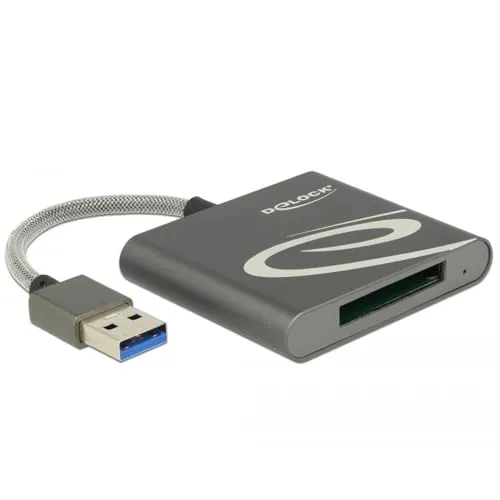 DeLOCK Lettore di schede Grigio USB 3.0