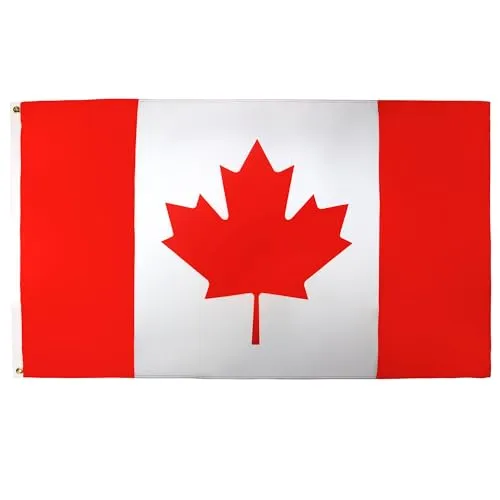 BANDIERA CANADA 150x90cm - BANDIERA CANADESE 90 x 150 cm - AZ FLAG