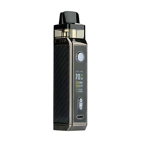 Sigarette elettroniche VOOPOO VINCI X 70W Pod Kit con singola batteria esterna 18650 non inclusa, capacità 5,5 ml senza liquido né nicotina (Fibra di carbonio)