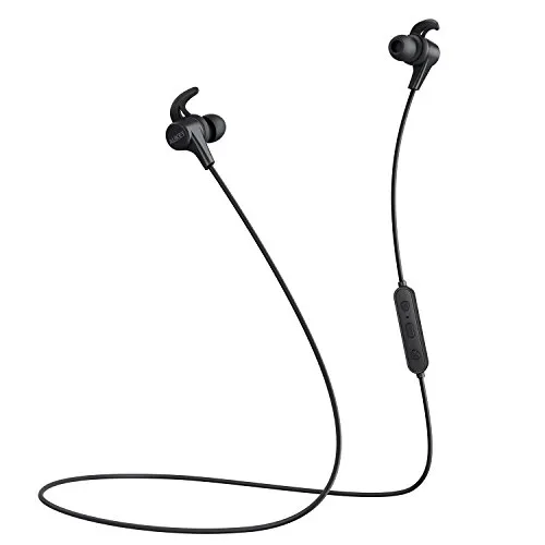 AUKEY Cuffie Bluetooth, 3 Modalità di EQ Suono, Auricolare Magnetiche Wireless con Design di Resistente al Sudore e aptX per Apple Watch , iPhones, Huawei, Samsung Phones e altri Dispositivi