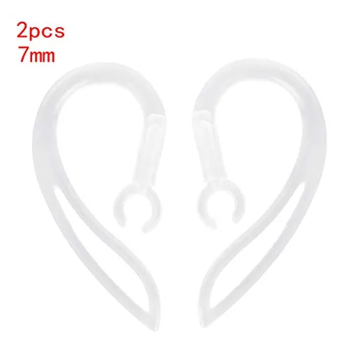 Baodanjiayou 7 mm gancio per l' orecchio per auricolari Bluetooth trasparente morbido silicone Ear Hook loop clip Headset