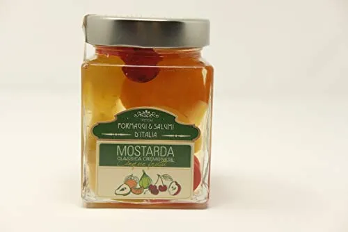 Mostarda classica di frutta con 5 frutti ricetta antica di Cremona