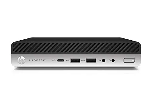 HP ProDesk 600 G5 Desktop Mini Core i3 9100T Quad Core, DDR4 da 8 GB, Unità a stato solido da 256 GB, Garanzia HP di 5 anni, Wireless 11AC e Bluetooth 5.1, Windows 10 Pro - Scatola semplice non HP