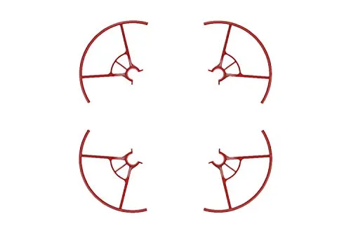 DJI Tello Iron Man Edition Propeller Guards - Protezione per Eliche del Drone, Compatibili con DJI Tello, 4 Pezzi, Sicure e Leggere - Rosso