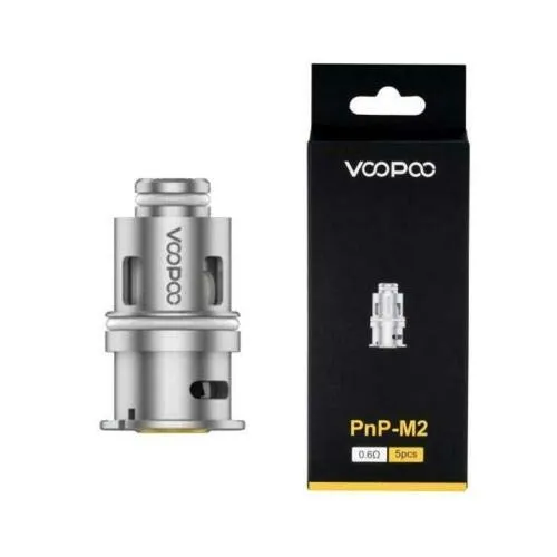 5 pezzi VOOPOO PnP Bobina di resistenza allo svapo Bobina originale PnP-M2 per kit Voopoo Vinci VINCI R VINCI Mod Trio Drag Baby senza Nicotina