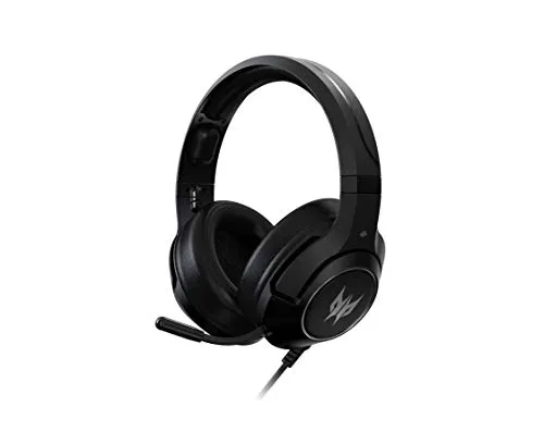 Predator Galea 350, Cuffie Gaming, con Cavo 3.5 mm Jack, Driver Audio 50 mm, Impedenza 32 ohm, Potenza nom 20mW, Fascia Regolabile, Microfono Retrattile Unidirezionale, Controllo Volume, Nero