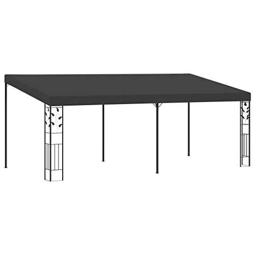 vidaXL Gazebo con montaggio a parete Antracite 6x3x2,5 m