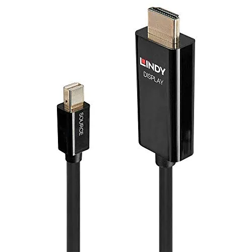 Lindy 40911 Cavo Mini DisplayPort a HDMI Attivo, 1m