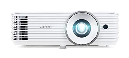 Acer H6522BD Proiettore con Risoluzione 1080P (1920x1080), Contrasto 10.000:1, Luminosità 3.500 ANSI, Formato 16:9, Connessione VGA, HDMI/MHL, Durata della Lampada 3.500 h, Speaker Integrati, Bianco
