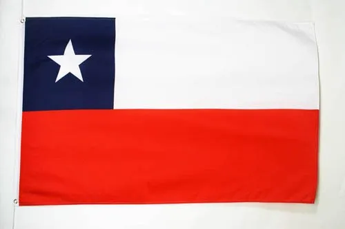 AZ FLAG Bandiera Cile 90x60cm - Gran Bandiera CILENA 60 x 90 cm Poliestere Leggero - Bandiere