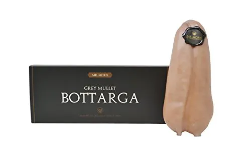 Bottarga di Muggine Mr. Moris Kosher Qualità Premium Ricoperta di Cera - Lavorata in Italia - (Large - 175Gr ca)