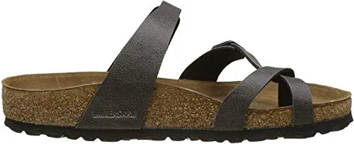 Birkenstock Mayari 1005023 Ciabatte Donna, Grigio (Pull Up Anthracite), 36 EU