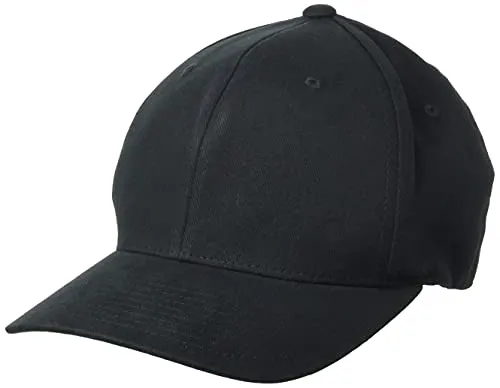Flexfit Brushed Twill Cap, Black, S/M