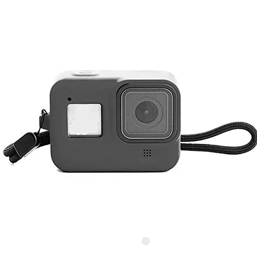 Cover silicone compatible per GoPro Hero 8 Action Camera, accessorio in TPU di ricambio Custodia protettiva in silicone per custodia protettiva antiurto e infrangibile per GoPro Hero 8 Action Camera