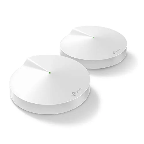 TP-Link Deco M9 Plus Whole Home Mesh Wi-Fi with Built-in Smart Home Hub, Up to 4500 sq ft Coverage, Works with Amazon Echo/Alexa, Wi-Fi Booster, Antivirus and Parental Controls, Pack of 2
