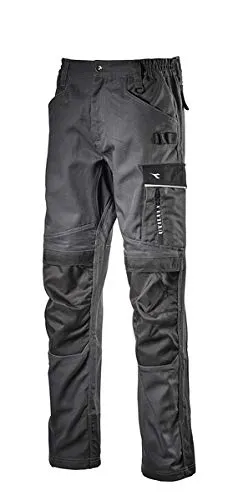 Diadora Utility Pantalone da Lavoro EASYWORK Performance ISO 13688:2013 (Black Coal, 48/M)