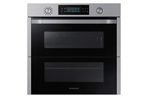 SAMSUNG NV75N5671RS/EC - Forno standard pirolitico Dual Cook Flex, 75 litri, colore: acciaio inox